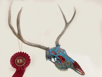 painted skull