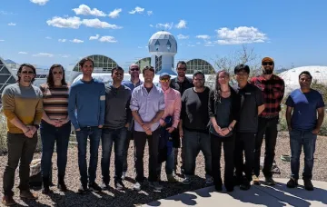 Drone Summit participants in front of B2